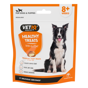Vet IQ Healthy Treats Skin & Coat Dog Treats -70g