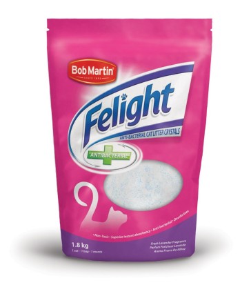 Bob Martin Felight Antibacterial Lavender Crystal Cat Litter-1.8kg