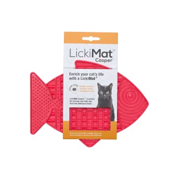 Lickimat Casper Lick Mat for Cats - Pink