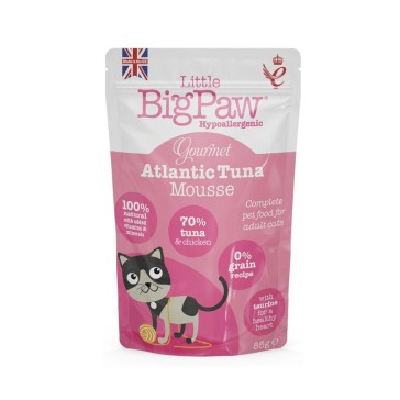 Little Big Paw Gourmet Atlantic Tuna Adult Cat Mousse-85g