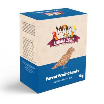 Animal Zone Fruit Chunks Parrot Food