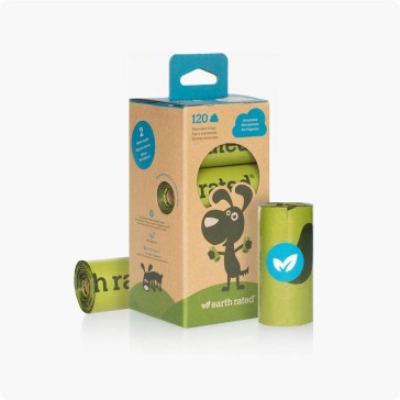 Earth Rated Poop Bags Refill - 120 Bags