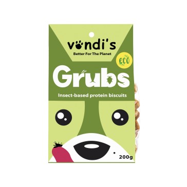 Vondi's Grubs Insect-Based Protein Dog Biscuits - 200g
