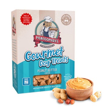 Montgomery's Peanut Butter Dog Biscuits - 1kg