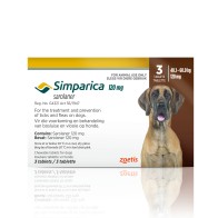 Simparica Sarolaner Chewable Ticks and Flea Tablet - 40.1-60kg