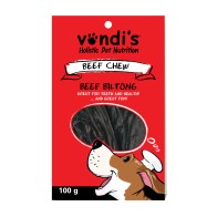 Vondi's Beef Liver Biltong Dog Treat - 100g