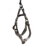 Dog's Life Reflective Supersoft Webbing Step-in Dog Harness-Grey