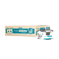 Kit Cat Mousse with Tuna Toppers Kitten Wet Food - 24x80g