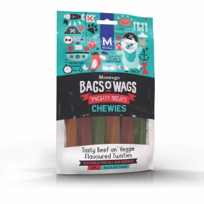 Montego Bags O Wags Beef & Veggie Chewies Dog Treats