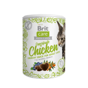 Brit Premium Care Superfruit Chicken Adult Cat Treats-100g 