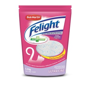 Bob Martin Felight Ultrafine Antibacterial Lavender Crystal Cat Litter-1.5kg