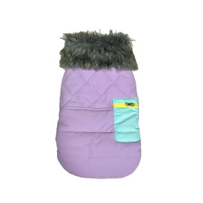 Dog's Life Winter Gilet Dog Puffer Jacket -Purple