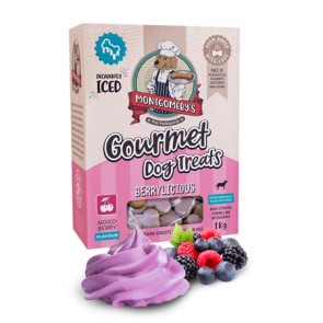 Montgomery's Berrylicious Iced Biscuits - 1kg